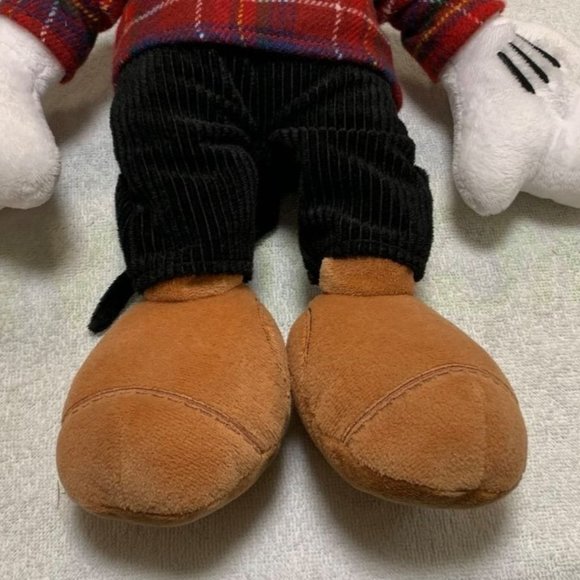Disney Mickey Mouse 17 Inch Plush Plaid Jacket Disney Store Exclusive From 2013 - Picture 4 of 9